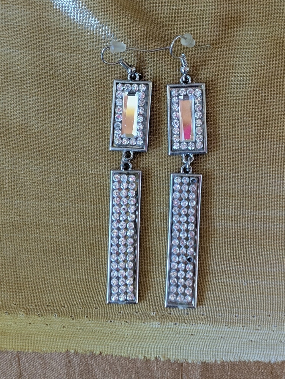 Dangly Rhinestone Earrings